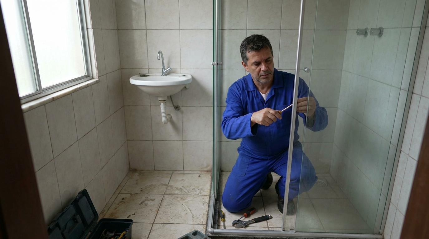 Troca de Roldanas e Trilhos no Codim, Campos dos Goytacazes‑RJ